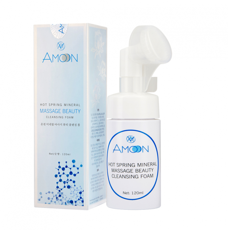 Sữa rửa mặt y học dành cho da dầu mụn Amoon massage beauty cleansing foam